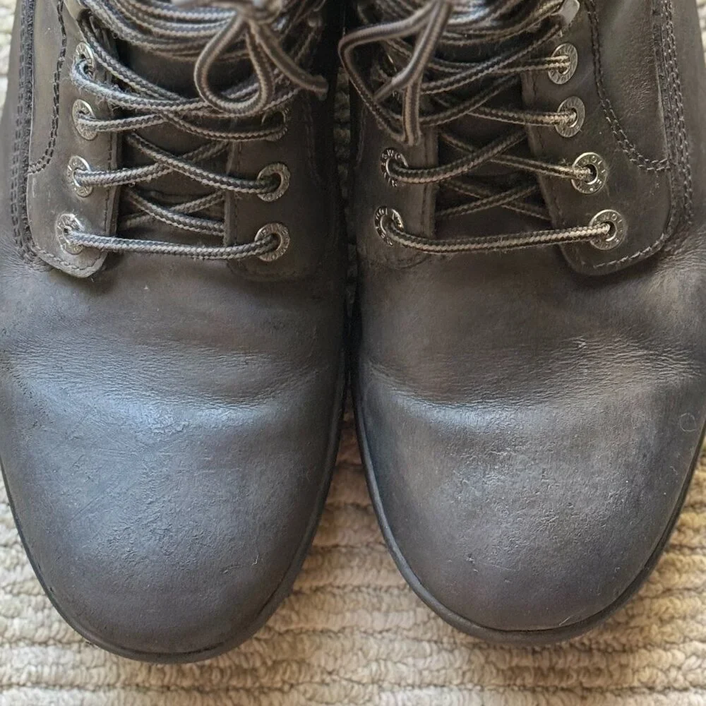 Wolverine Boots Men's Size 11 Black DuraShocks SR Direct-Attach Lined 6